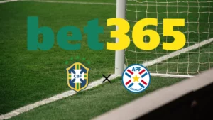 Paraguai x Brasil: Ganhe R$10 na bet365 a cada gol do Brasil