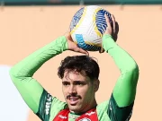 Maurício durante sessão de treino do Palmeiras (Foto: Reprodução/Palmeiras)