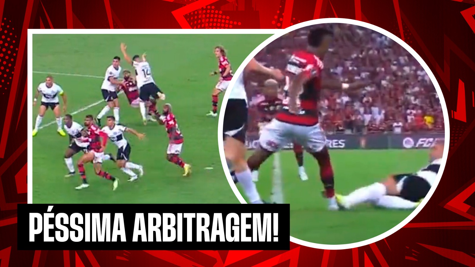 Pênalti onde?: torcedores do Flamengo se revoltam com arbitragem