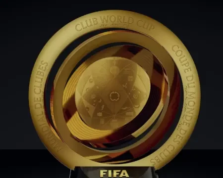 Troféu do Super Mundial de Clubes da Fifa Imagem: Divulgação/Fifa